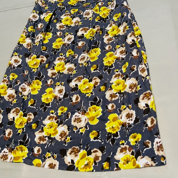 Boden Floral Viscose Short Sleeve Midi Dress Cottage Prairie BOHO Women-12-3094 - Picture 2 of 10